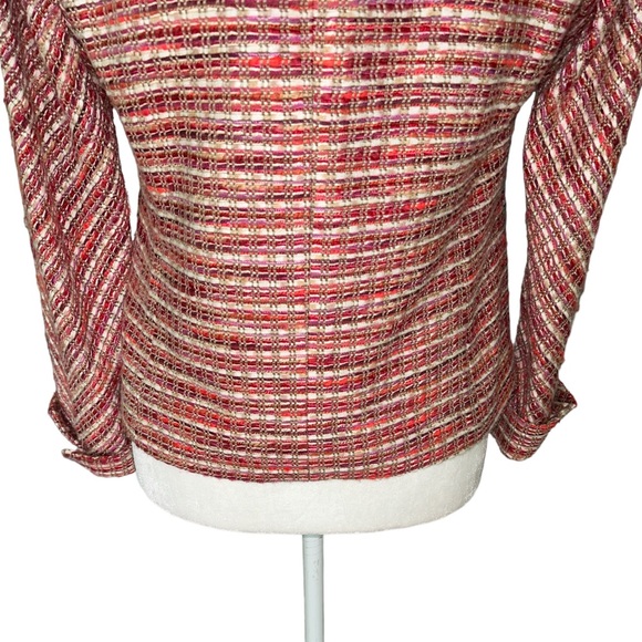 Lafayette 148 Tweed Cropped Blazer - 6 - Picture 7 of 11